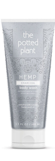 The Potted Plant Charcoal Hemp-Enriched Herbal Body Wash Travel Size The Potted Plant Charcoal Hemp-Enriched Herbal Body Wash Travel Size